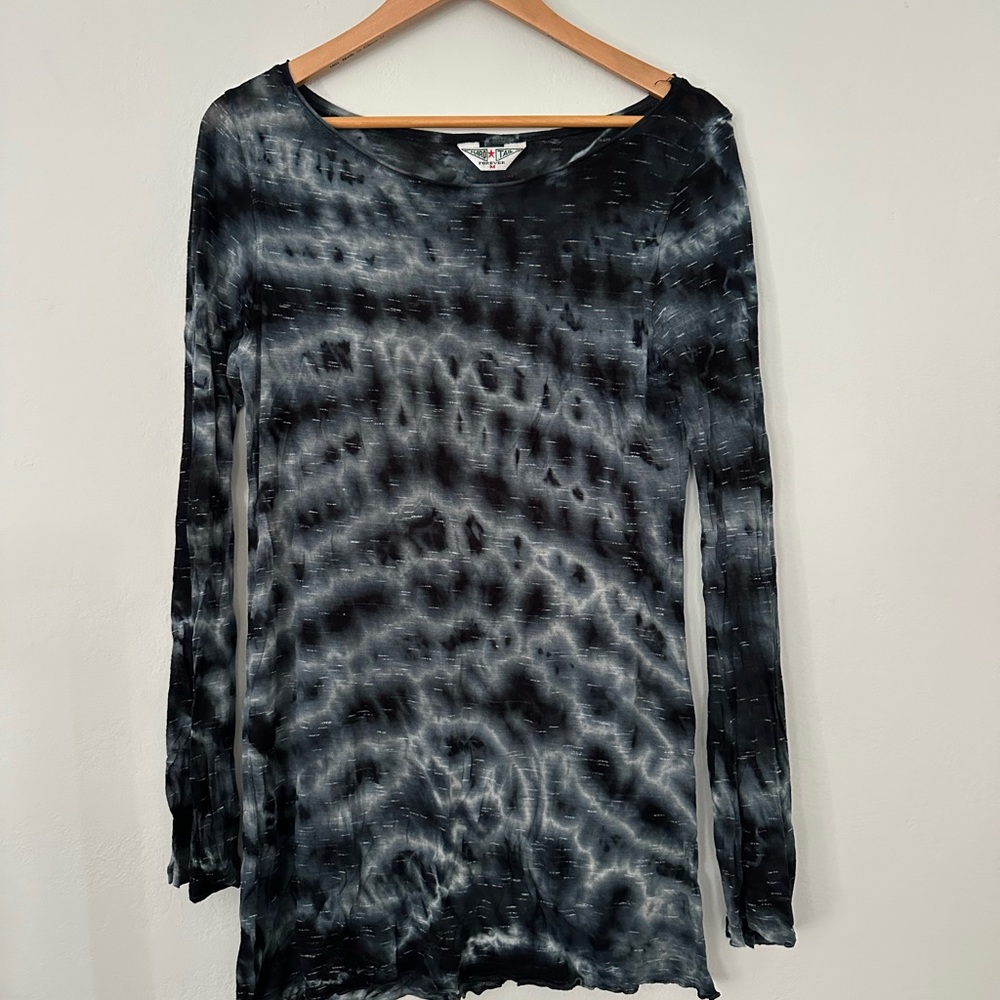 Hard Tail Black and Gray Long Sleeve Tee